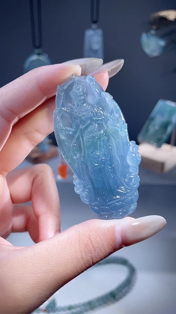 颈饰未镶嵌翡翠千手