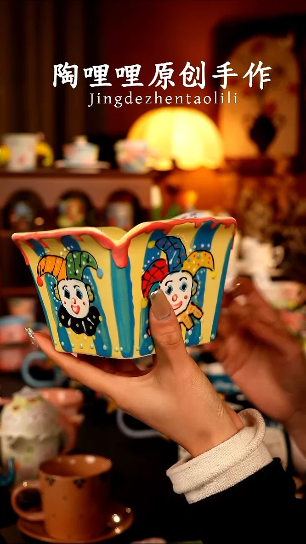 陶哩哩原创手作陶瓷3784（微瑕）