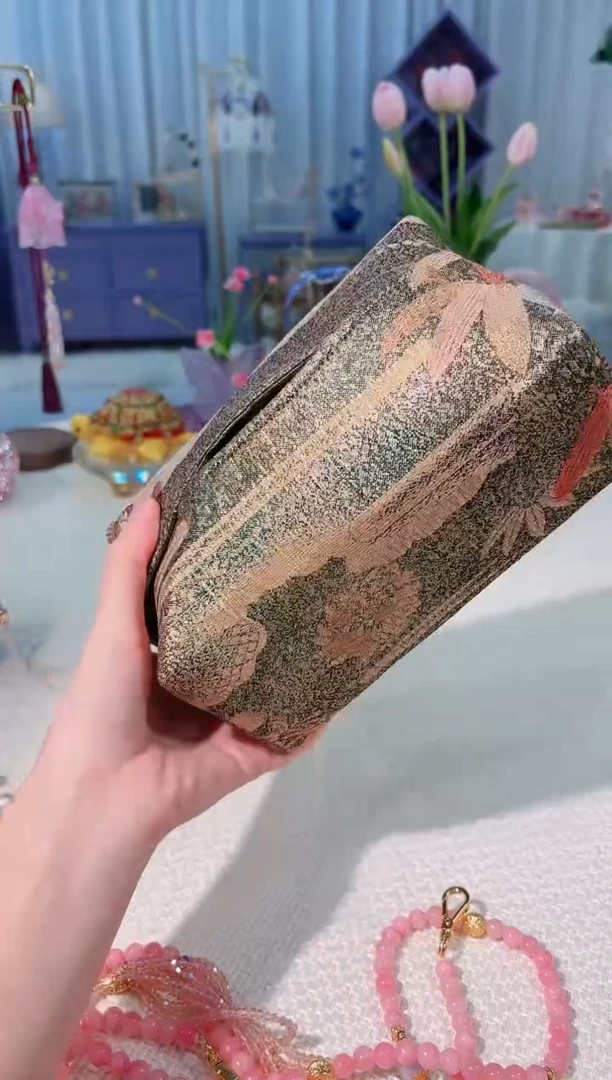木****心西阵织 高端手作 纸巾包/如图