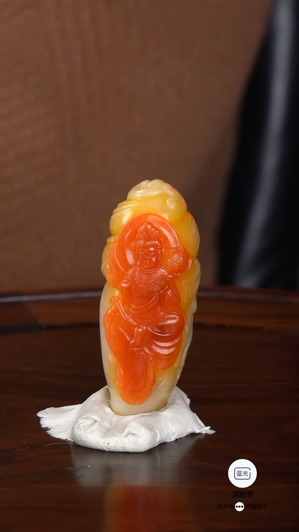 未镶嵌和田玉挂件029【防拍】观自在