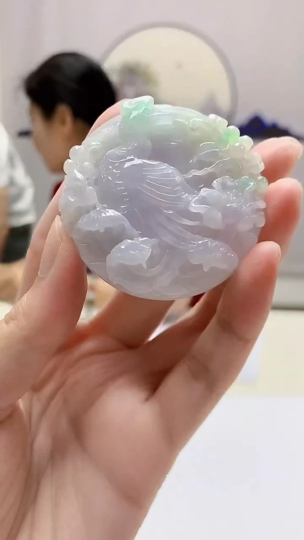 定制翡翠未镶嵌4902zm-毛货挂件20