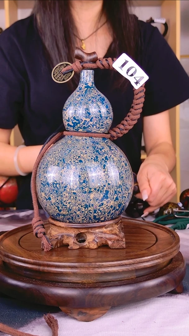 104一物一拍 大漆酒葫芦 真葫芦真大漆