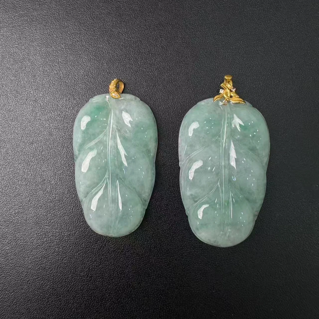 【251427】18k金翡翠吊坠 多样发一