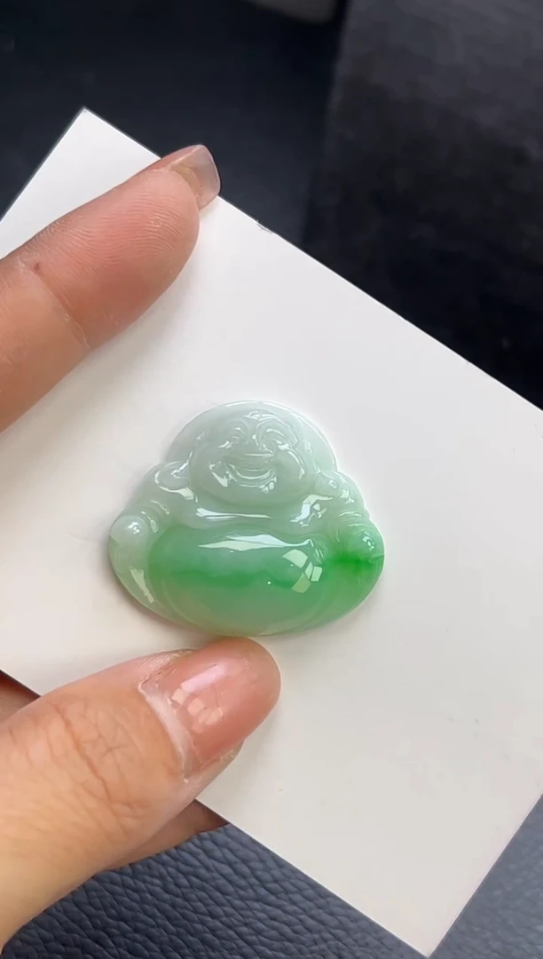 翡翠未镶嵌颈饰YM941-1 佛公