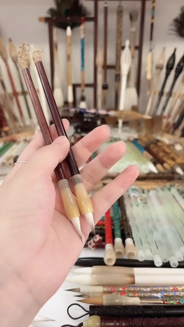 【清水试笔，拒绝蘸墨】墨舞笔庄毛笔2支