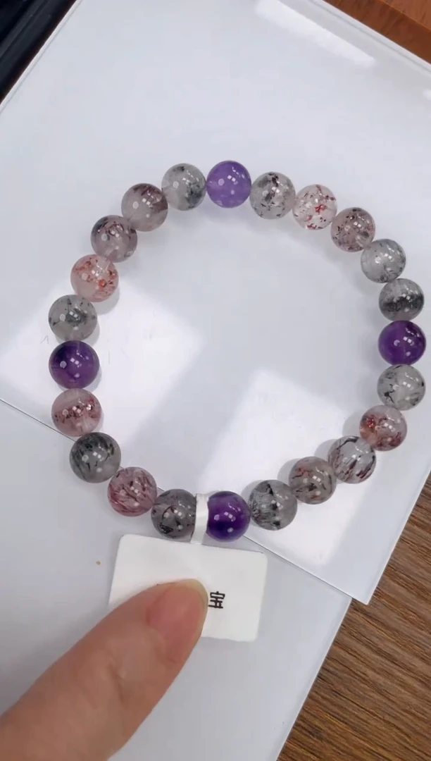 【闪购商品】水晶手链未镶嵌超七手串7mm 多样性发一