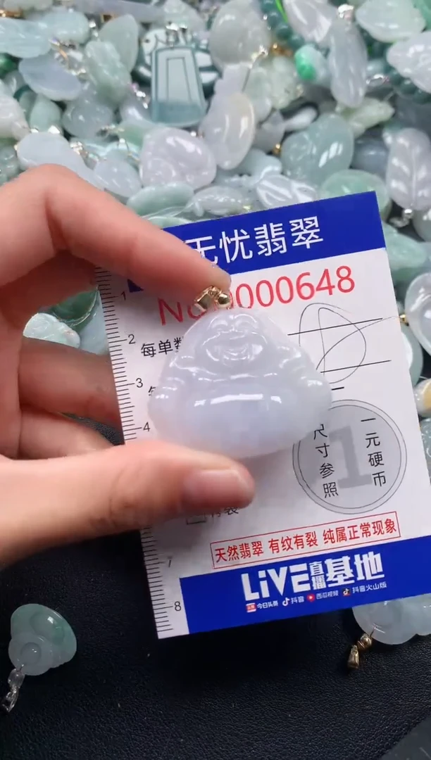 吊坠(不含链)未镶嵌翡翠648
