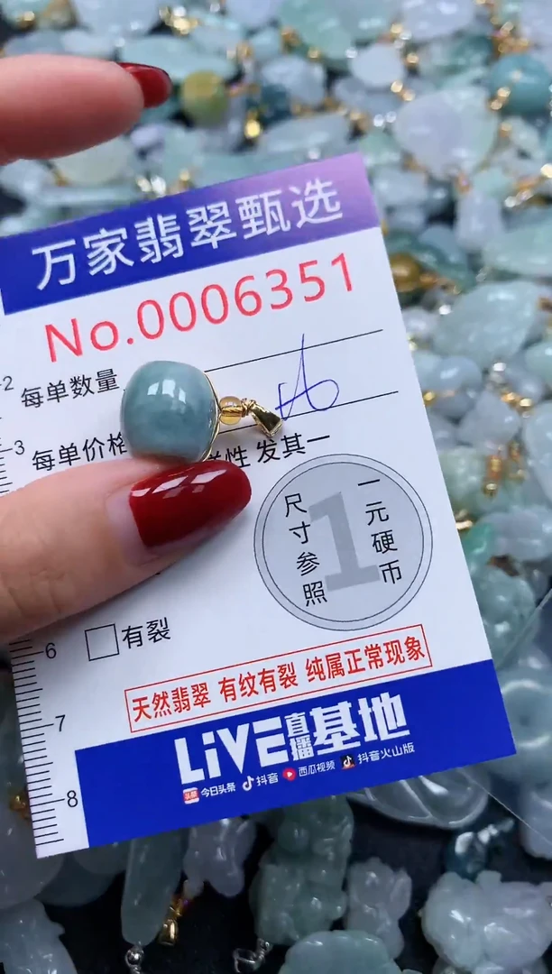 颈饰未镶嵌翡翠6351