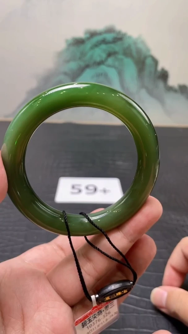 未镶嵌手镯和田玉（碧玉）事**悔59+