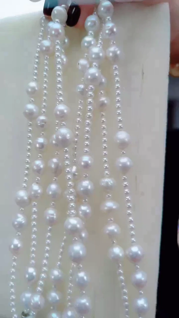 颈饰未镶嵌淡水珍珠2828珍珠加长项链