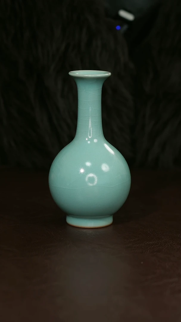 摆件瓷原矿原釉汝宋汝瓷 福利瓶