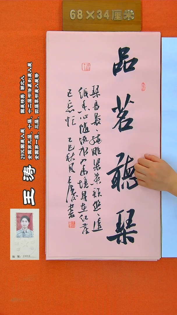 书法89a王涛书法作品