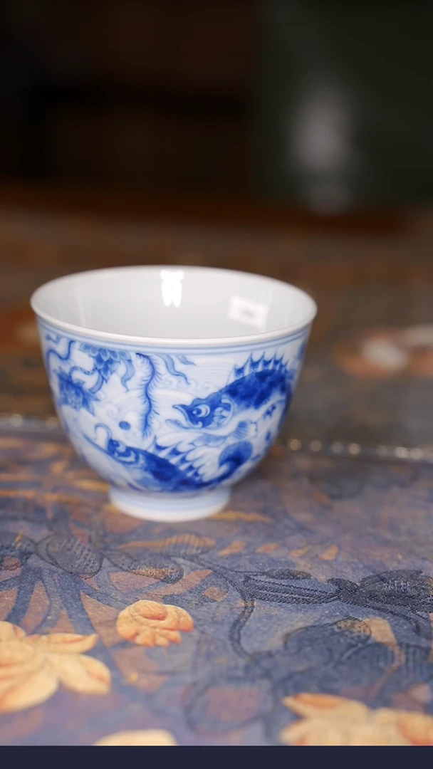 【闪购商品】杯望月怀古 淡描海水鳜鱼杯