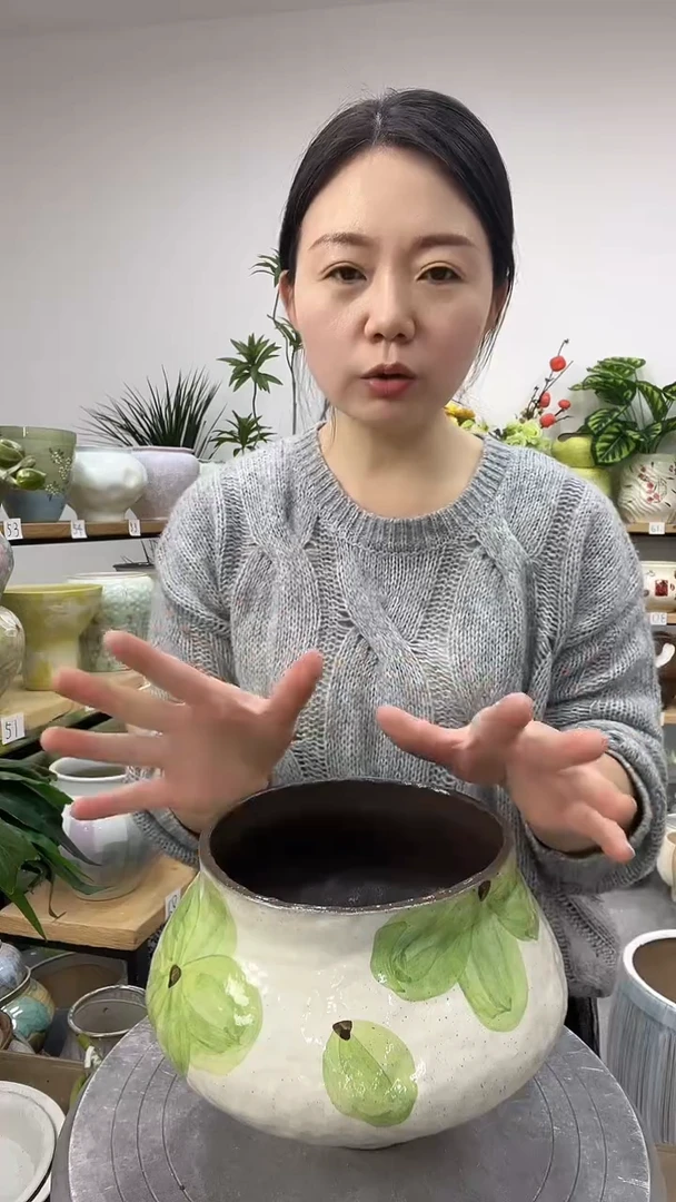 11.10陶瓷花盆直播链接高.   15  口15