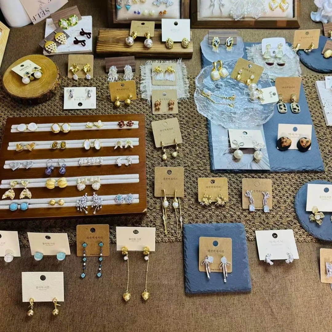 铜合金耳饰 高货直播间扣数选款链接