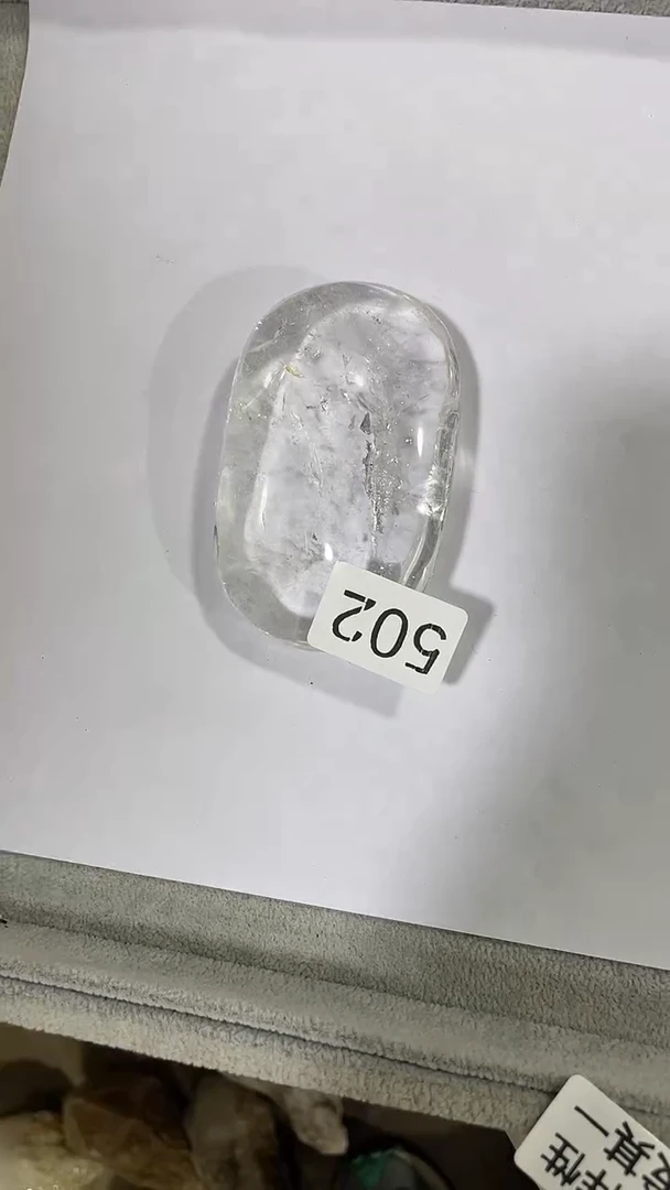未镶嵌珠宝半成品水晶白阿塞充电宝-502