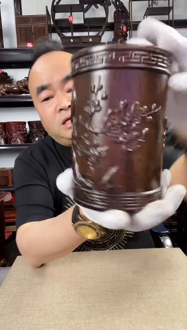 木老李红木工艺品12瑕疵