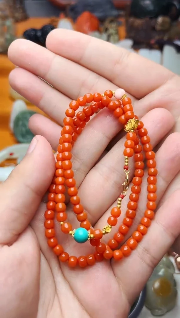 【闪购商品】南红玛瑙颈饰未镶嵌万能链01