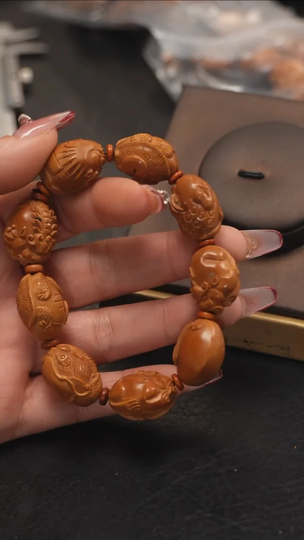 【闪购商品】橄榄核手串/手链橄榄核文玩作品