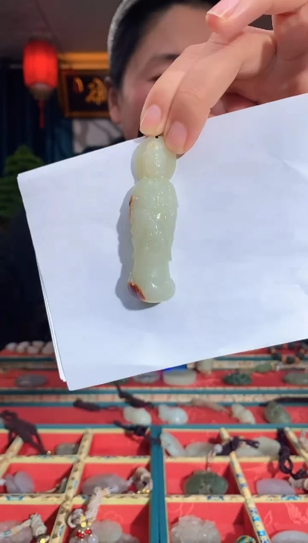 【闪购商品】和田玉颈饰未镶嵌站观音