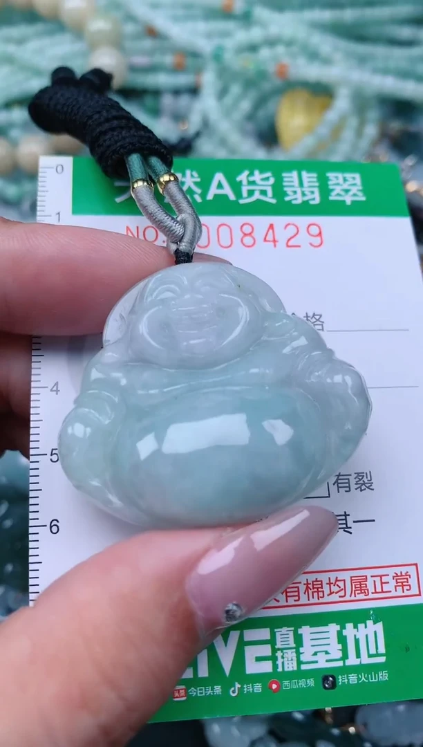 翡翠未镶嵌颈饰.0008429