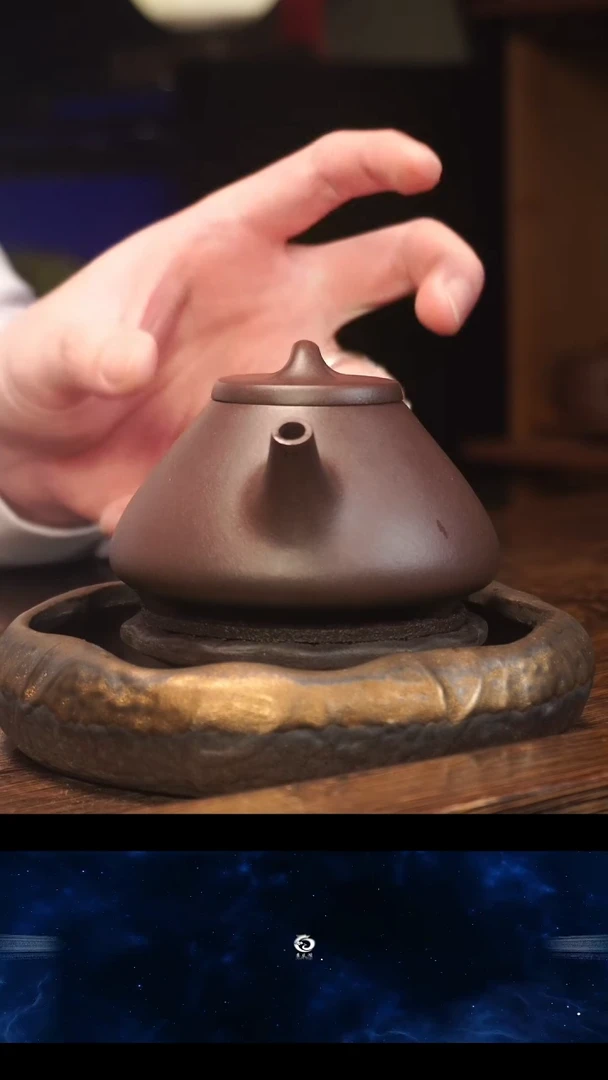 【闪购商品】紫砂茶壶紫泥子冶石瓢-CK