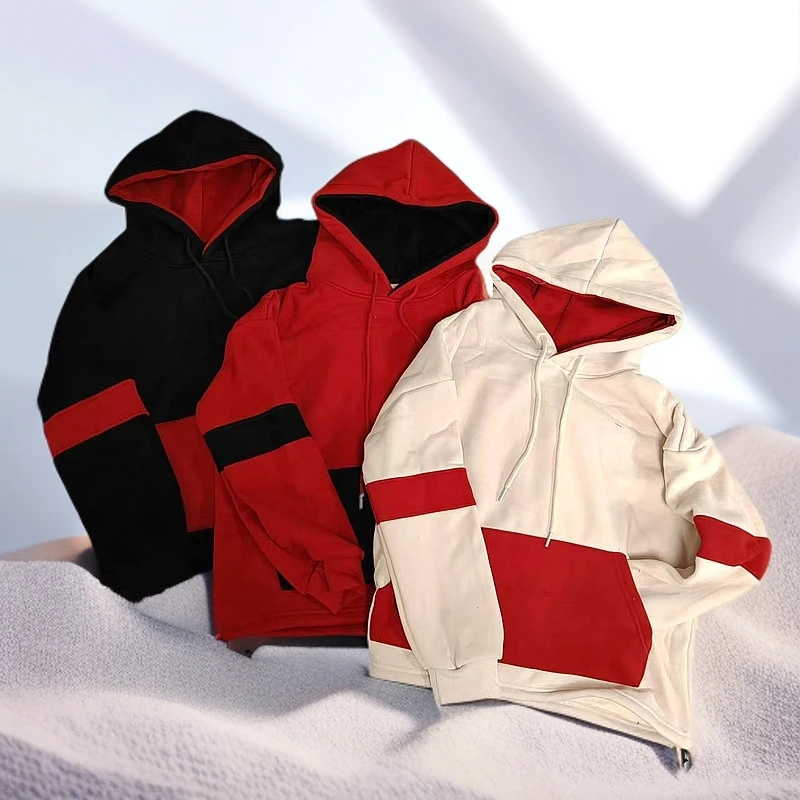 8852（飞儿同款）休闲百搭加绒加厚连帽卫衣