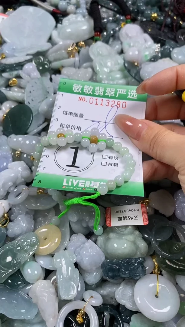 【闪购商品】翡翠颈饰未镶嵌闪购0113280多样性发其一