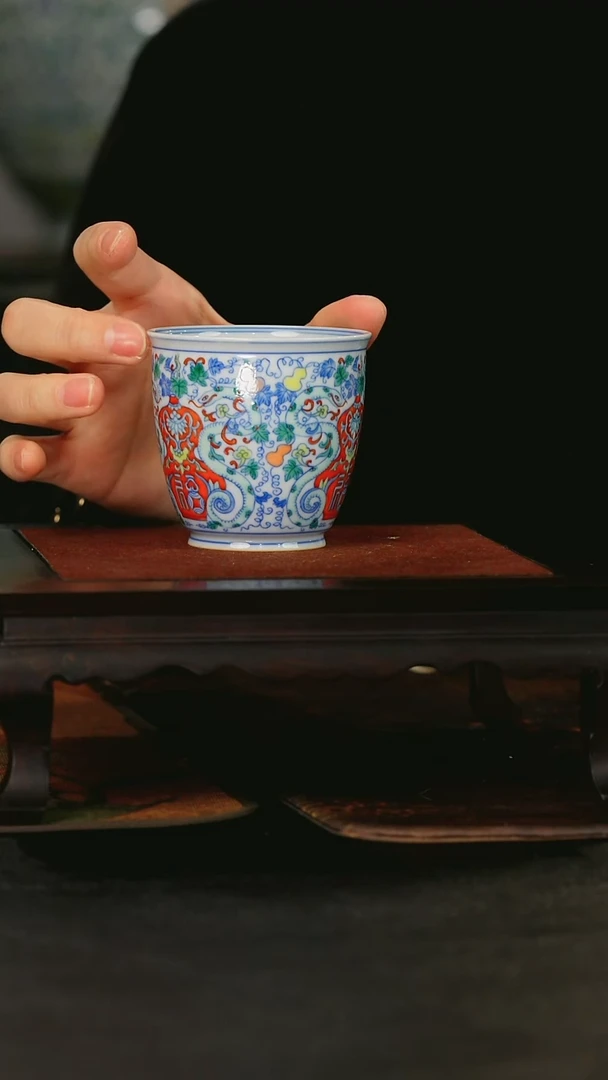 【闪购商品】栗子严选景德镇茶器@@涂杏花