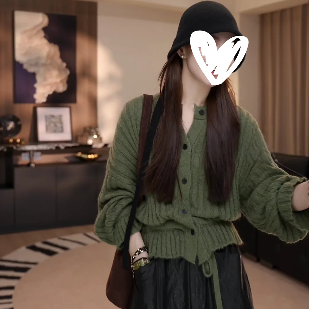 【松饼毛衫】宽松松松软软秋冬氛围感毛衣常规厚款衫女装气质C6574