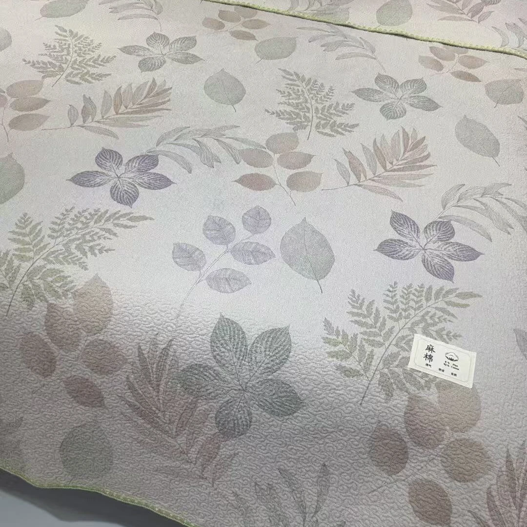 2026新款棉麻系列双面纯棉全棉床盖复古可机洗透气不起静电