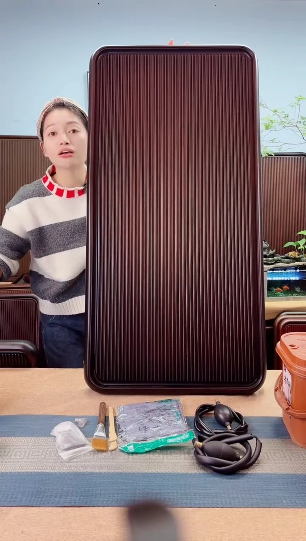 100*50*5千川大板黑胡桃色款式茶盘