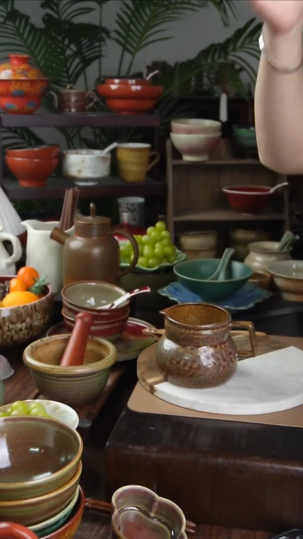 碗景德镇手工高温餐具奶壶