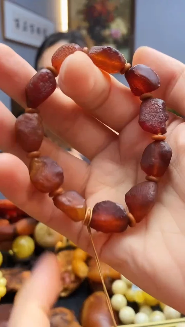 手串琥珀未镶嵌手串