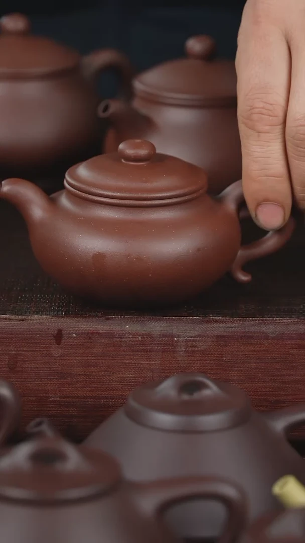 【闪购商品】紫砂茶壶尾单150cc全手底槽清仿古