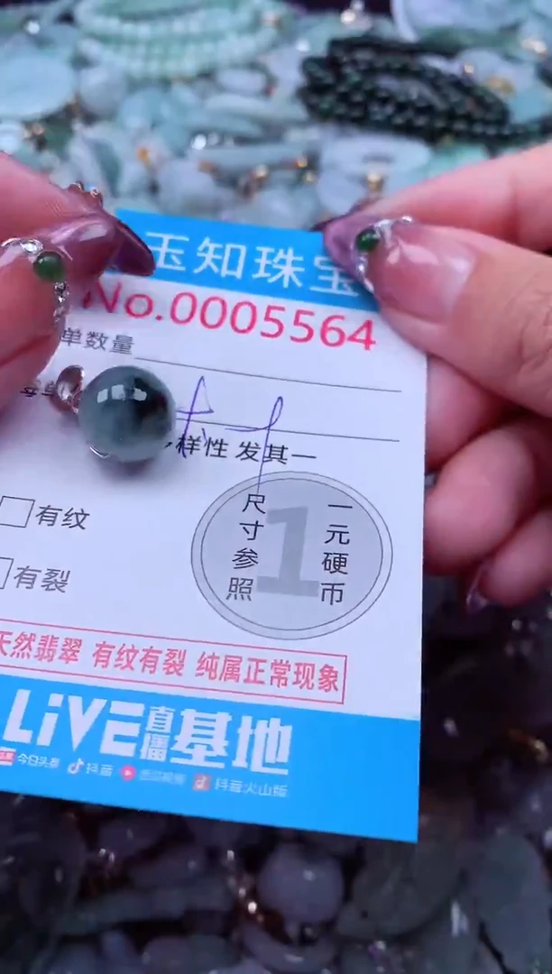 吊坠(不含链)未镶嵌翡翠5564