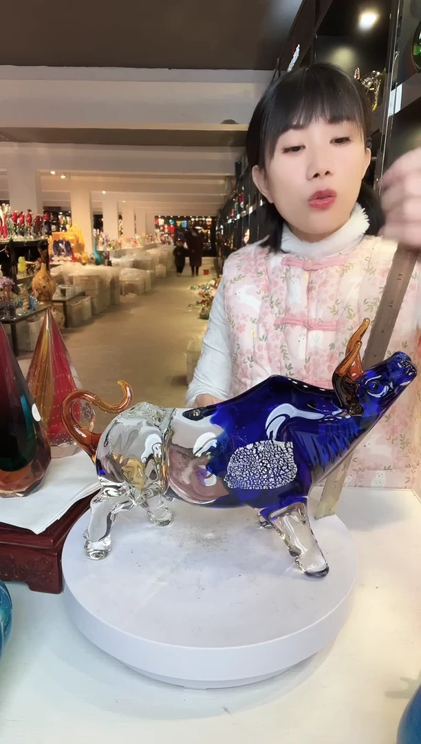 【闪购商品】茶盏琉璃摆件家居摆件