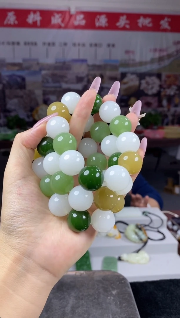 天然玉石未镶嵌多宝手串