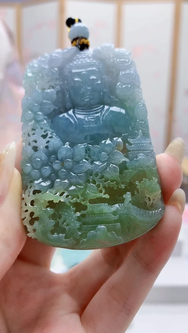 未镶嵌定制翡翠5160jw-毛货挂件64