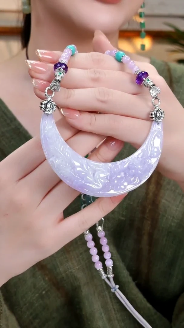 颈饰未镶嵌翡翠国风