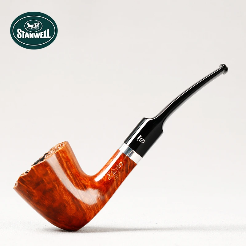 丹麦 Stanwell史丹威 轻便系列浅色光面63 斗口瘤皮 石楠木烟斗