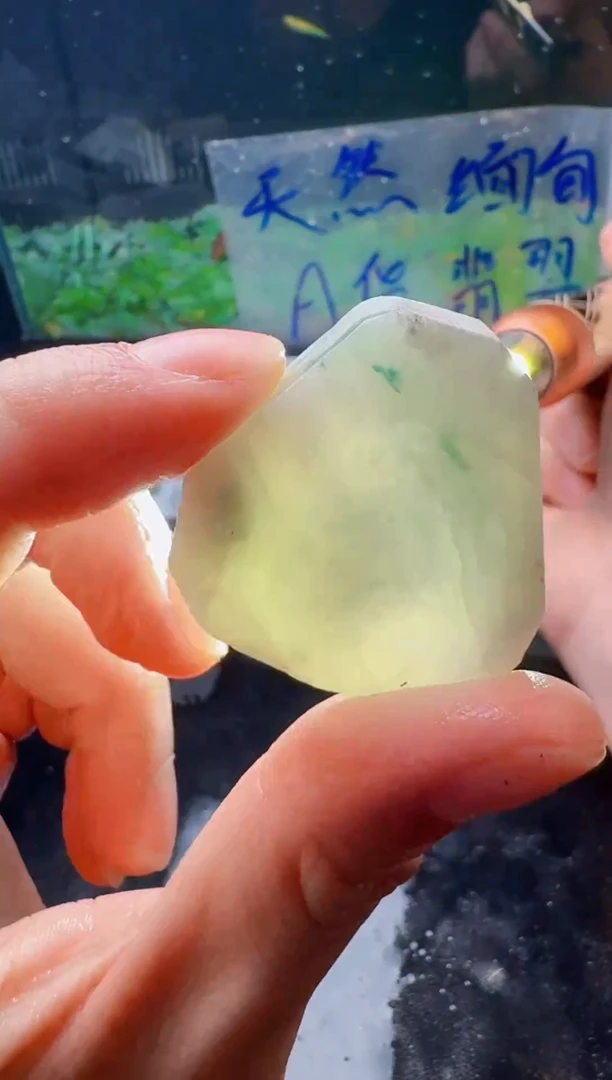 翡翠未镶嵌颈饰049天然缅甸A货翡翠