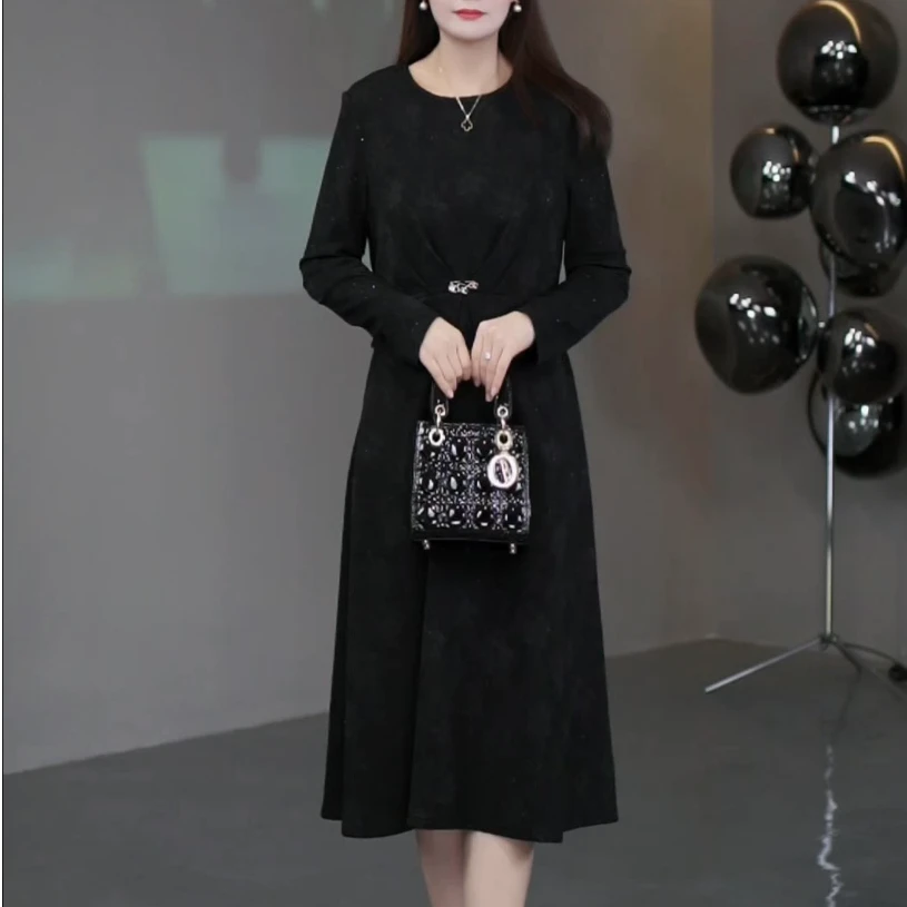 连衣裙裙子长袖ZB5024