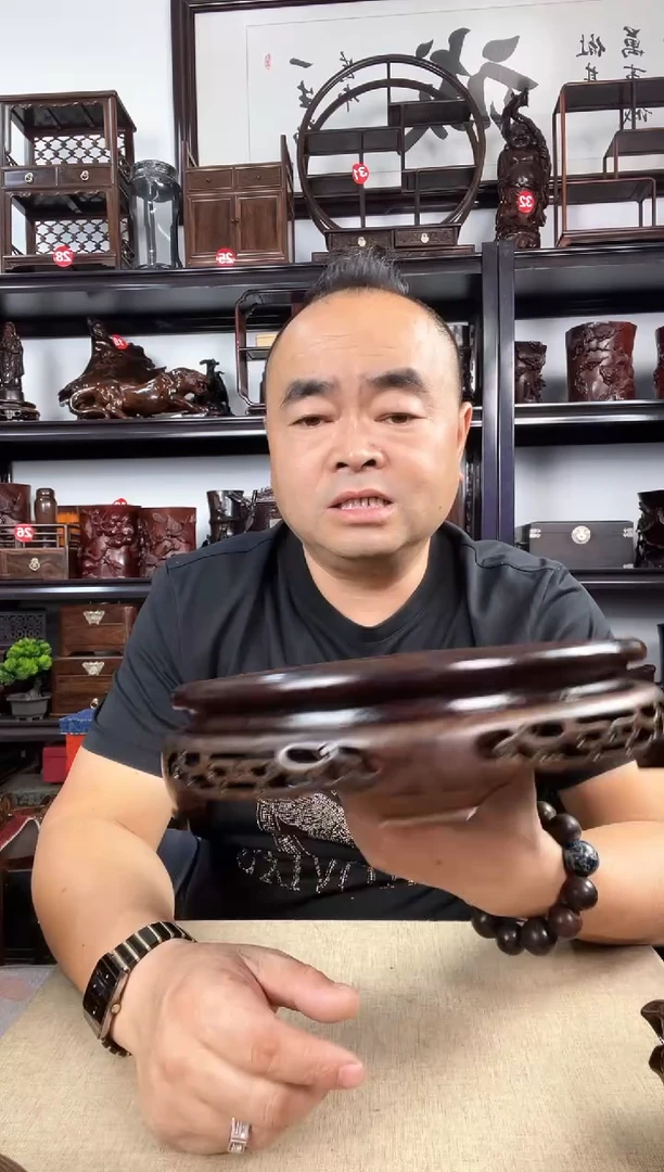 木25公分细花老李红木工艺品