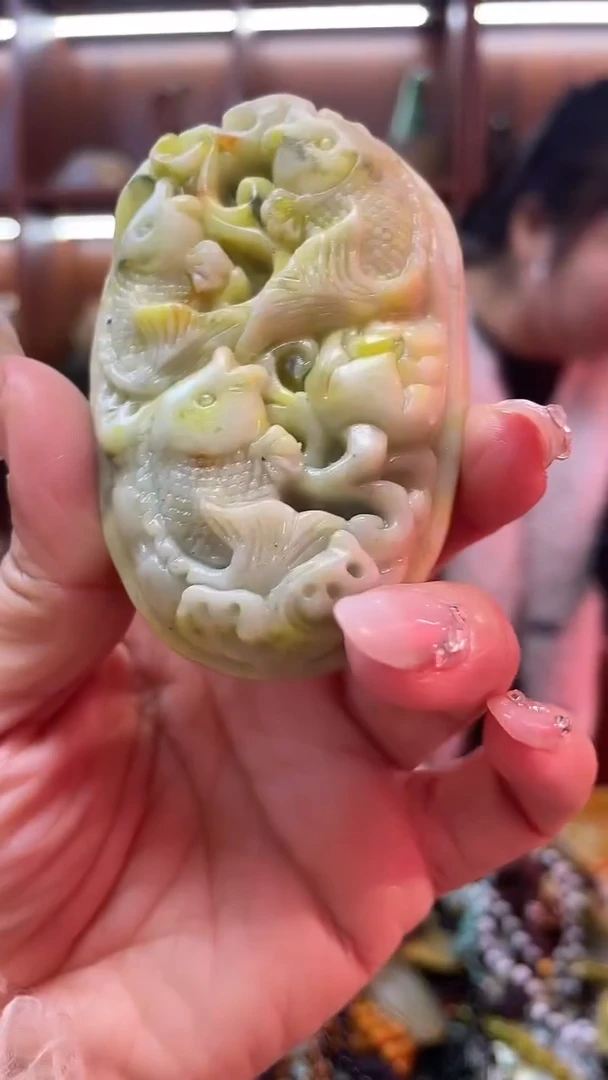 未镶嵌蛇纹石玉手把