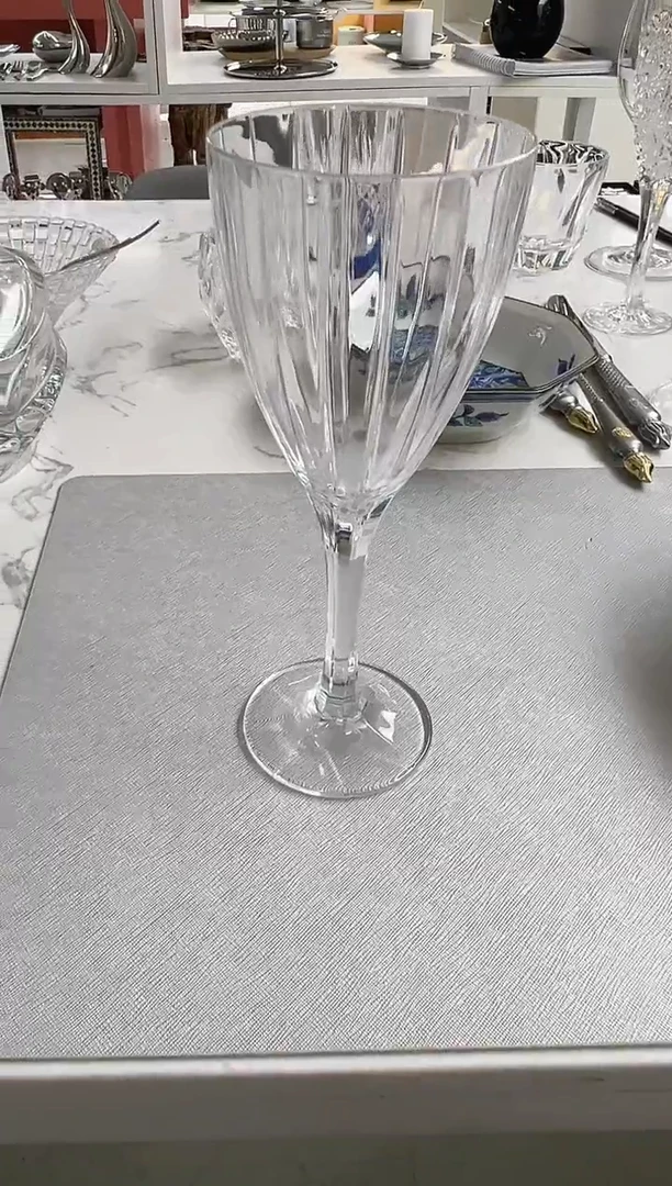 敦迪 竖条纹 红酒杯