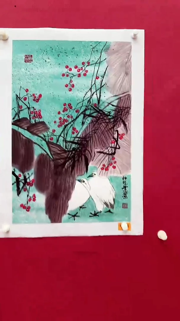 国画国画柳晓叶老师绘画2.7平尺