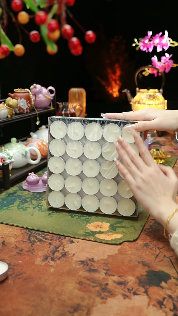 【闪购商品】植物蜡烛4小时100颗茶蜡烛