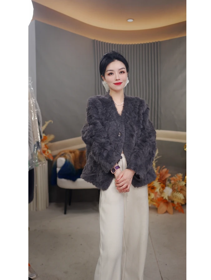 2025新款888托卡时尚贵气女士中款气质韩潮外套