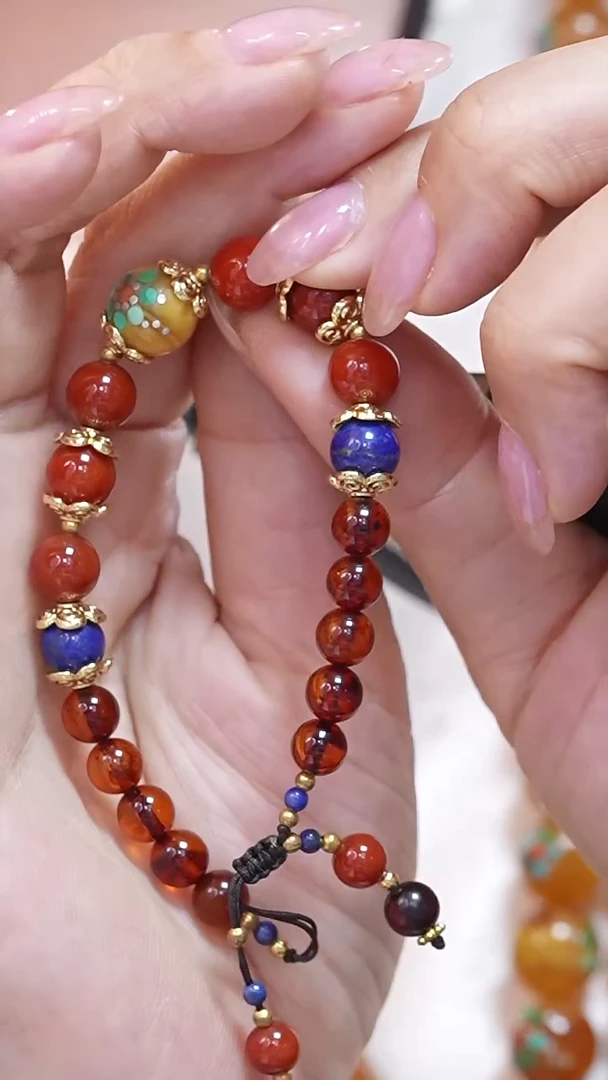 蜜蜡颈饰未镶嵌3442天然蜜蜡珠宝奇石云端妖孽全部保真